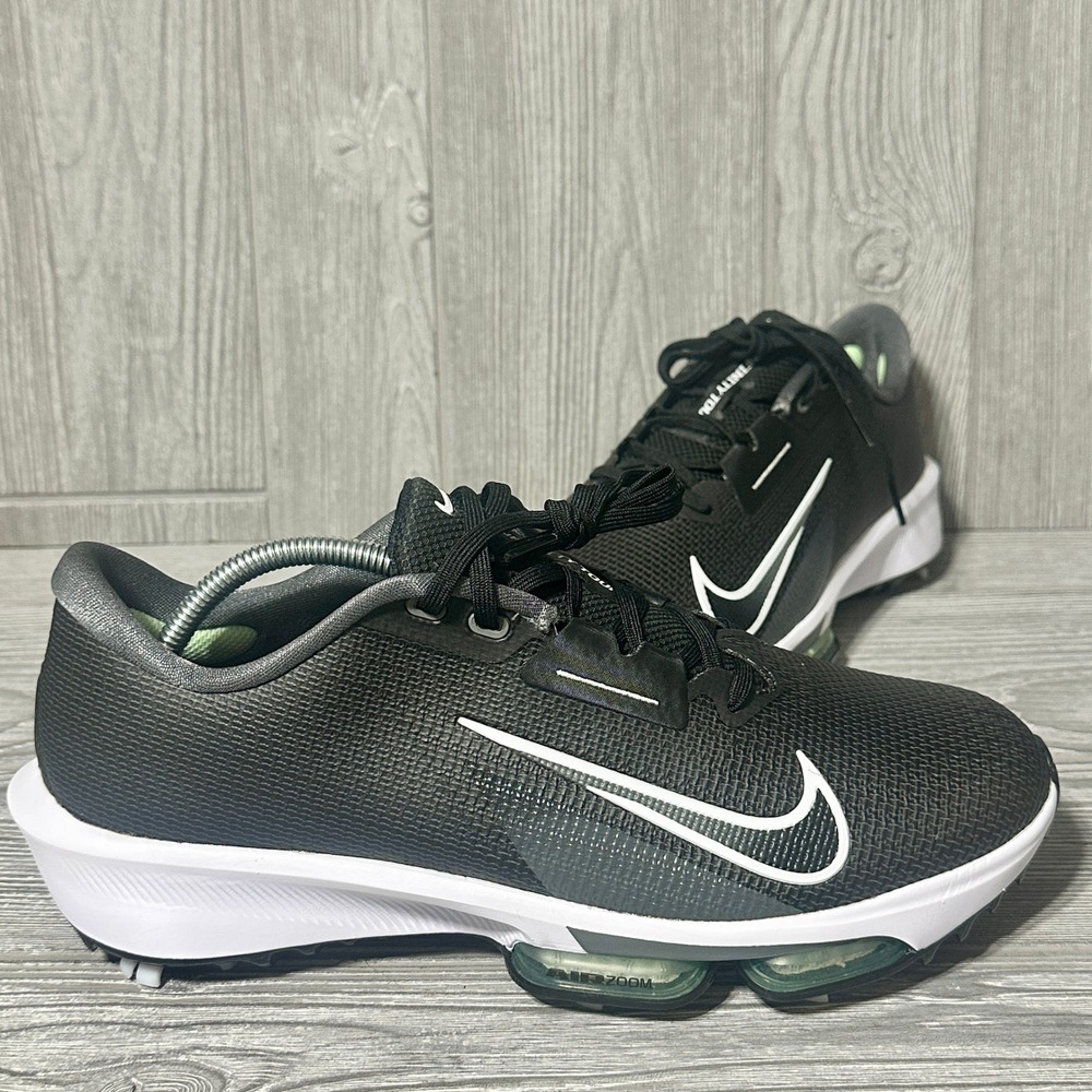 Nike Air Zoom Infinity Tour 2 Golf Shoes Black Vapor Green Flyweave Men's 11 New - Picture 1 of 10